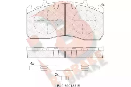 R BRAKE RB2122-066