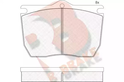 R BRAKE RB0435