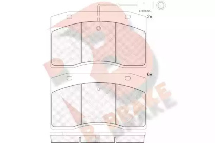 R BRAKE RB0832-203