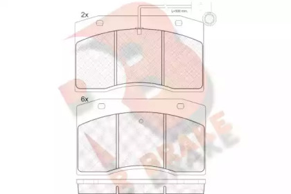 R BRAKE RB0832