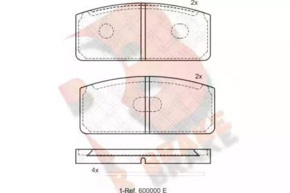 R BRAKE RB0029