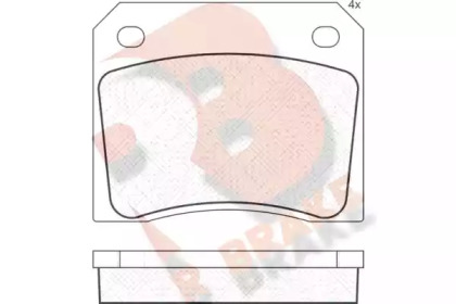 R BRAKE RB0036