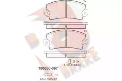 R BRAKE RB0060-067