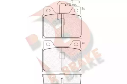 R BRAKE RB0127