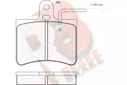 R BRAKE RB0136