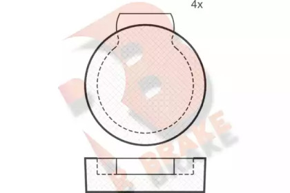 R BRAKE RB0202