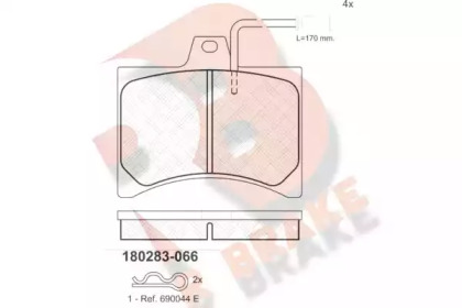 R BRAKE RB0283