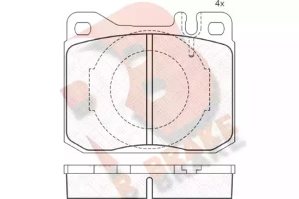 R BRAKE RB0324