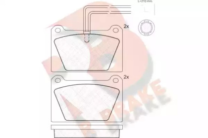 R BRAKE RB0356