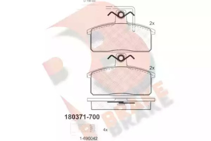 R BRAKE RB0371-700