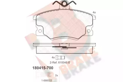 R BRAKE RB0415-700