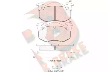 R BRAKE RB0417-066