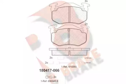 R BRAKE RB0417