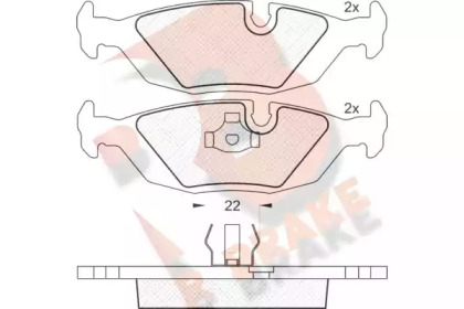 R BRAKE RB0422