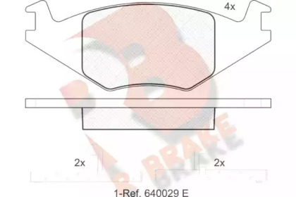 R BRAKE RB0461