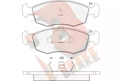 R BRAKE RB0543