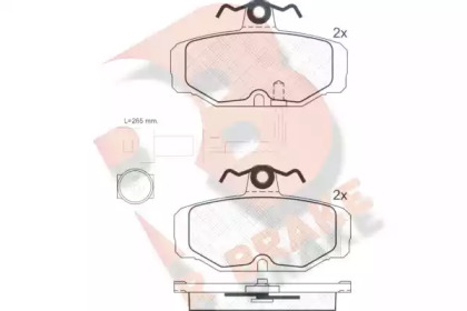 R BRAKE RB0598