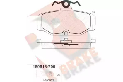 R BRAKE RB0618-700