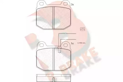 R BRAKE RB0627