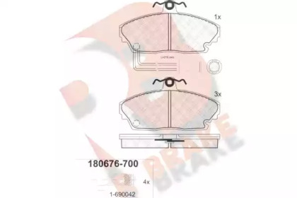 R BRAKE RB0676-700