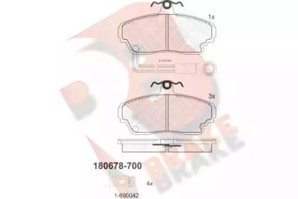 R BRAKE RB0678-700