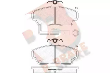 R BRAKE RB0678