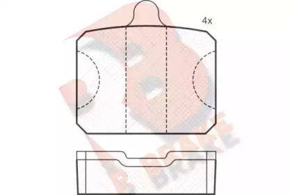 R BRAKE RB0737