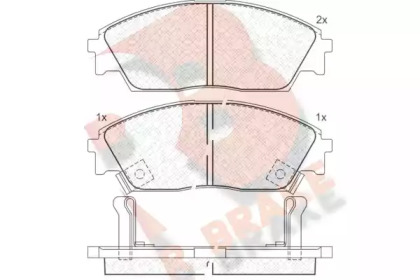 R BRAKE RB0755