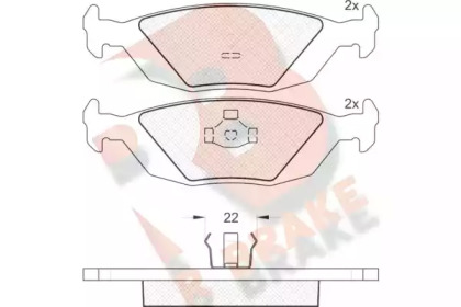 R BRAKE RB0775