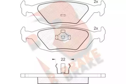 R BRAKE RB0778