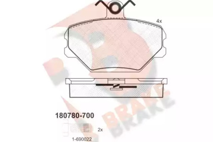 R BRAKE RB0780-700