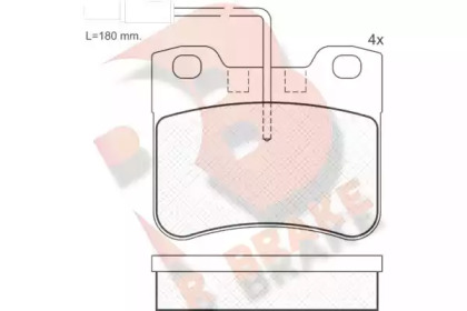 R BRAKE RB0788-202