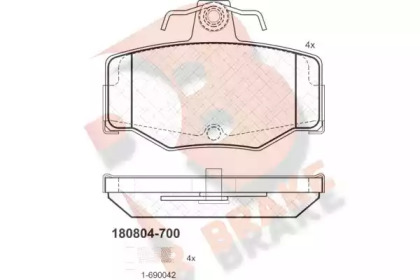 R BRAKE RB0804-700