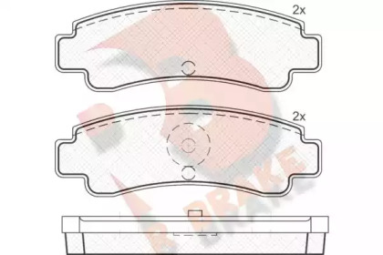 R BRAKE RB0805