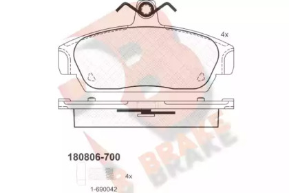 R BRAKE RB0806-700