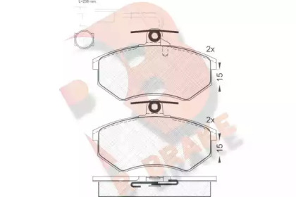 R BRAKE RB0836