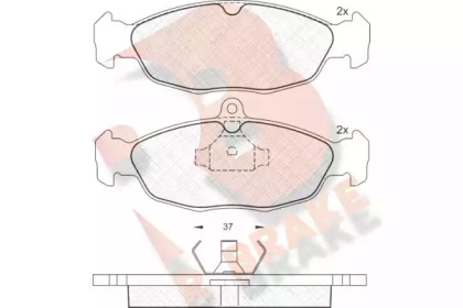 R BRAKE RB0858