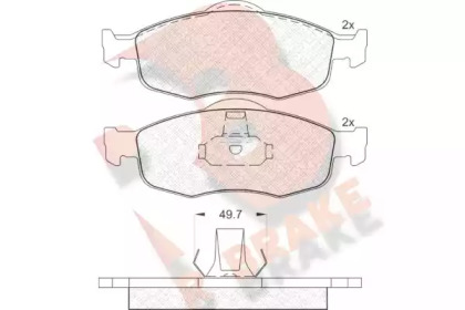 R BRAKE RB0916