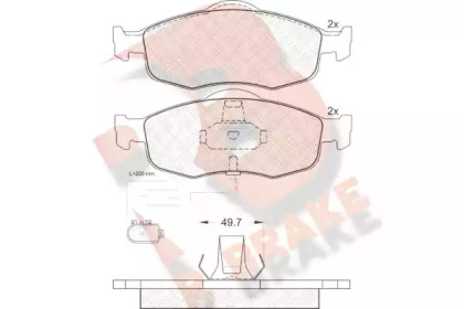 R BRAKE RB0917