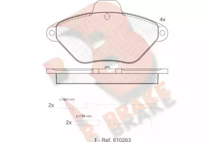 R BRAKE RB0921