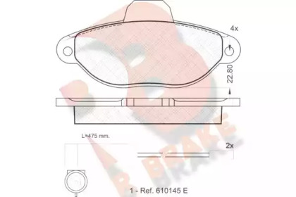 R BRAKE RB0924