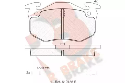 R BRAKE RB0931