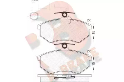 R BRAKE RB0950