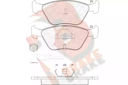 R BRAKE RB0954