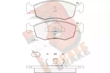 R BRAKE RB0955