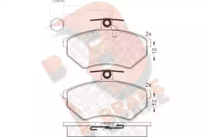 R BRAKE RB0987