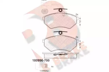 R BRAKE RB0996-700