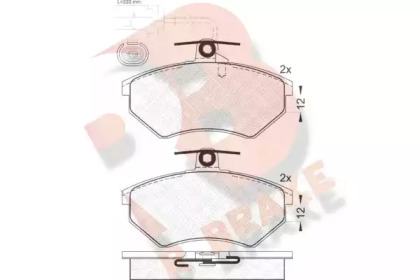 R BRAKE RB0996