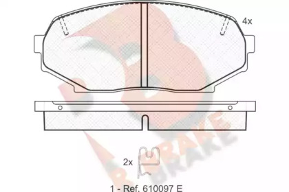 R BRAKE RB1099