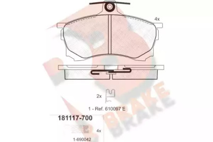 R BRAKE RB1117-700